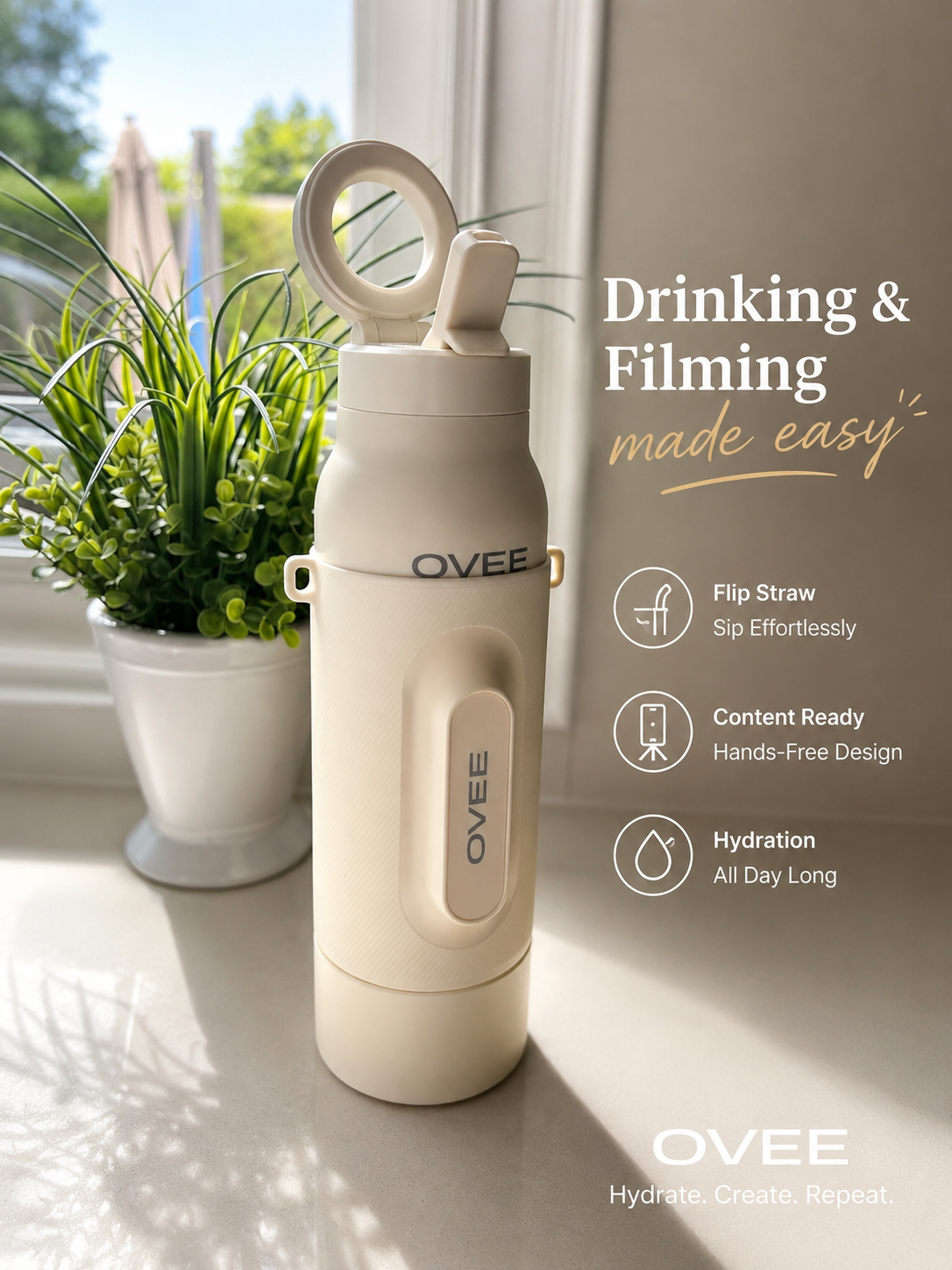 OVEE Magnetic Water Bottle